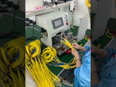 Corte automático de la coleta del cordón de remiendo de la máquina de desmontaje del cable de fribra óptica P6802