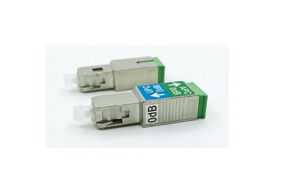Calidad  SC APC Fixed Variable Fiber Optic Attenuator Strong Tensile Resistance For GPON Network fábrica