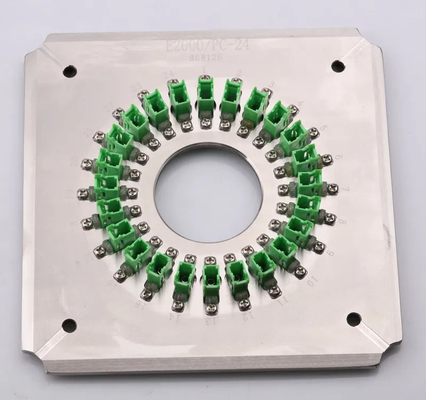 El polaco óptico de la fibra de la virola del puerto E2000PC24 brinca el endurecimiento del acero inoxidable S136