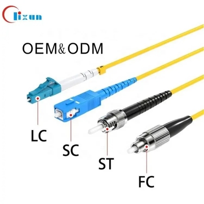 SC LC 0,9 modo del cordón de remiendo de la fibra óptica 2,0 de 3.0m m solo para interior el、