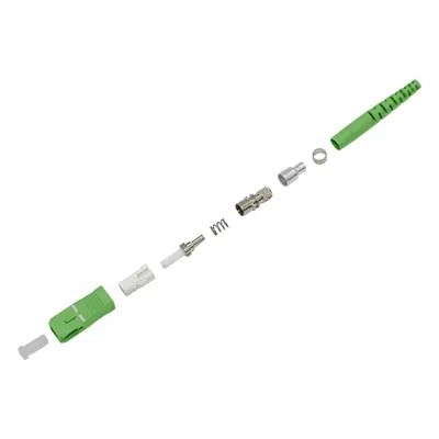 tipo del SC APC de los conectores del cordón de remiendo de la fibra de 0.9m m 2.0m m 3.0m m para FTTX