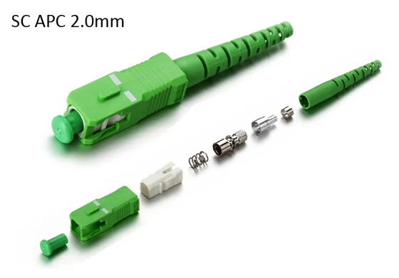 Los conectores del cordón de remiendo de la fibra del SC del duplex de PBT telegrafían el diámetro 2.0m m 3.0m m