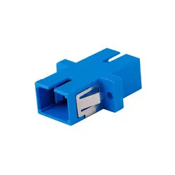 Adaptador óptico de la fibra del SC UPC, adaptador a una cara de la fibra óptica de FTTH