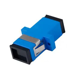 Adaptador óptico de la fibra del SC UPC, adaptador a una cara de la fibra óptica de FTTH
