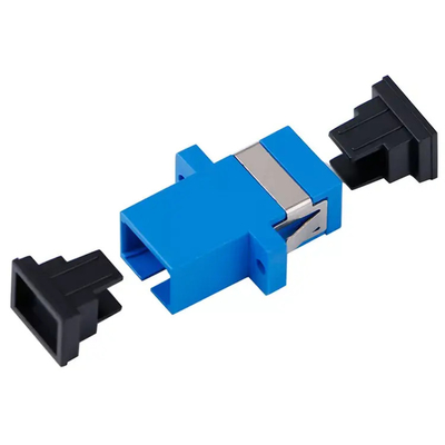 Adaptador óptico de la fibra del SC UPC, adaptador a una cara de la fibra óptica de FTTH
