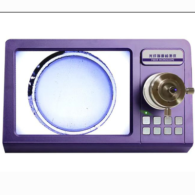 Operación conveniente del microscopio de inspección de fibra óptica CLX-7000 3W para Endface Inspector 400x