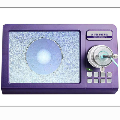 Operación conveniente del microscopio de inspección de fibra óptica CLX-7000 3W para Endface Inspector 400x