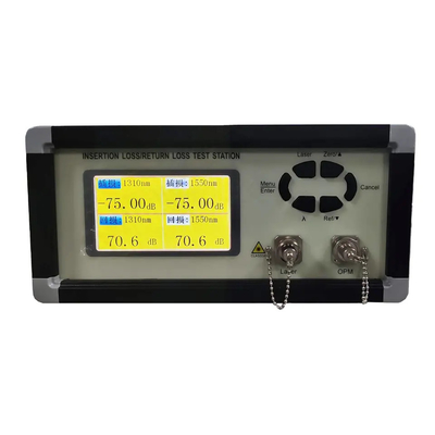 máquina óptica del probador de la pérdida de vuelta de la inserción de la fibra de la alta precisión de 3kg EXW FTTH AC260V