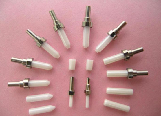 Ferrule cerámico de zirconia de mecanizado de precisión para conexión de cable de fibra óptica