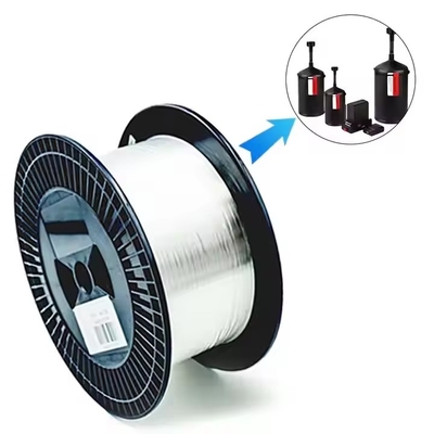 Cable de fibra óptica monomodo con amortiguación ajustada de 0,4 mm para telecomunicaciones