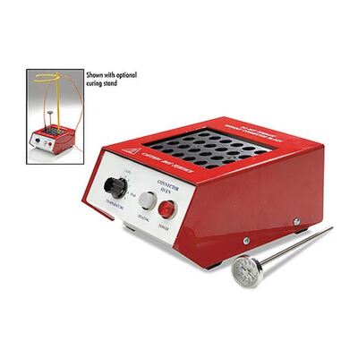 CLX-D02 Horno de curado por epoxi de fibra óptica para 100 ferrules cerámicos con un rango de temperatura de 20 a 300 °C y una precisión de 1 °C