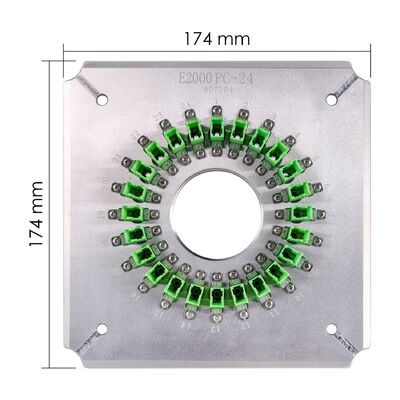 E2000/APC20 Instalación de pulido de fibra óptica de puerto para uso FTTH con construcción de acero inoxidable S136