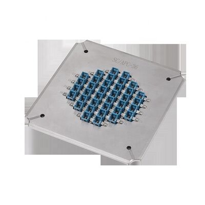 36 Positions Fiber Optic Polishing Jig with Hardened Stainless Steel S2316 for APC Return Loss ≥60dB