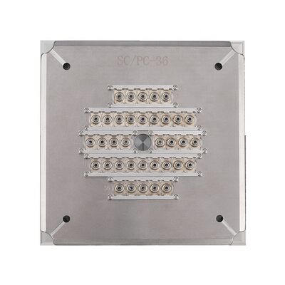36 Posiciones Acero inoxidable de alta eficiencia FC UPC Accesorio de pulido para conector de fibra Jig de pulido