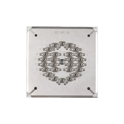 26 Port FC APC Fijación de pulido de fibra óptica con acero inoxidable endurecido S136 y compresión independiente