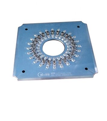 ST Fibra óptica 24/32 Accesorio de pulido de conectores con acero inoxidable endurecido S136 para una alta eficiencia y pérdida de inserción ≤0,20dB