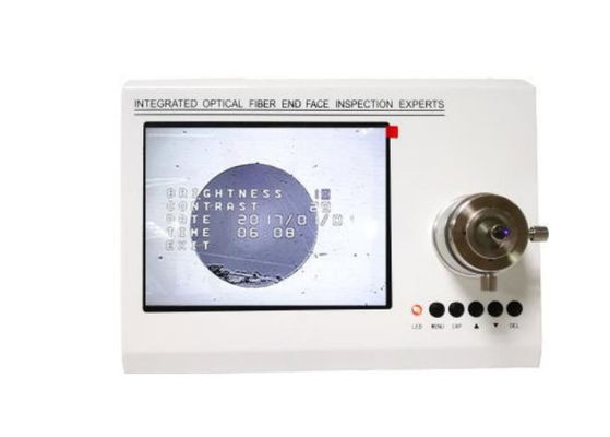 microscopio de la inspección de la fibra de Endface de la máquina de la fabricación del cordón de remiendo de la fibra de 10000Hours 400X