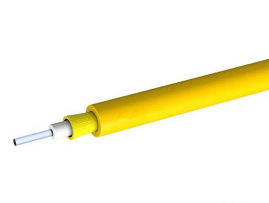Solo cable G652 del cordón de remiendo de la fibra óptica de la base del solo modo