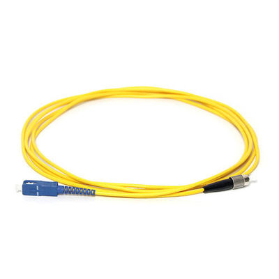Sc al aire libre del descenso del cordón de remiendo de la fibra óptica de ROHS al cordón de remiendo de Fc 3.0m m los 2m
