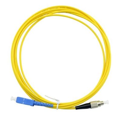 Sc al aire libre del descenso del cordón de remiendo de la fibra óptica de ROHS al cordón de remiendo de Fc 3.0m m los 2m