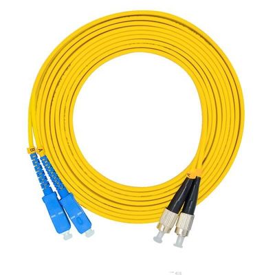 Sc al aire libre del descenso del cordón de remiendo de la fibra óptica de ROHS al cordón de remiendo de Fc 3.0m m los 2m