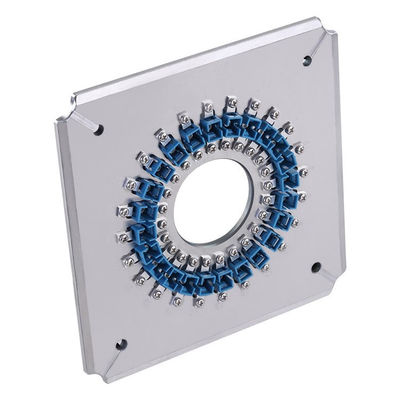 24 plantillas de pulido del accesorio del conector del SC UPC de los puertos sometidas a un tratamiento térmico para el pulidor de la fibra