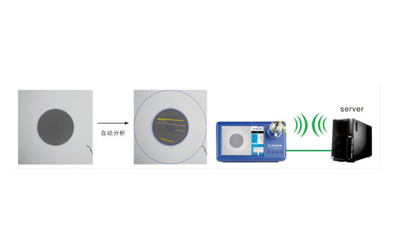 inspección de la cara del extremo de los 4M Pixel Integrated Fiber, inspector automático de la fibra óptica de DC12V