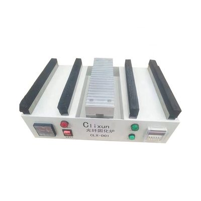 Horno de curado de epoxy de FTTH 50Hz de la fibra de remiendo del cordón de la máquina horizontal de la fabricación