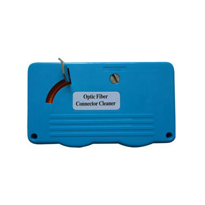Limpiador de fibra óptica del conector de D4/MU/LC/MT/DIN, limpiador plástico del casete de la fibra óptica