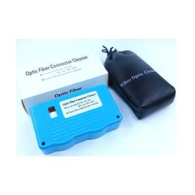 Limpiador de fibra óptica del conector de D4/MU/LC/MT/DIN, limpiador plástico del casete de la fibra óptica