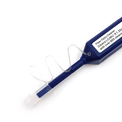 Una limpieza de limpieza de la herramienta del conector FTTX del SC LC de la pluma de la fibra óptica del limpiador del tecleo