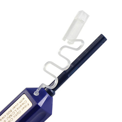 Una limpieza de limpieza de la herramienta del conector FTTX del SC LC de la pluma de la fibra óptica del limpiador del tecleo