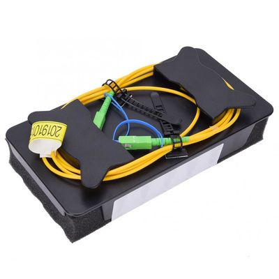 Caja de cable del lanzamiento del conector SM DM OTDR de FC/LC/SC/ST, caja del lanzamiento de la fibra óptica de los 500m el 1km
