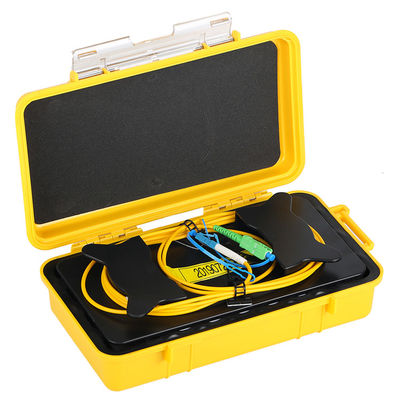 Caja de cable del lanzamiento del conector SM DM OTDR de FC/LC/SC/ST, caja del lanzamiento de la fibra óptica de los 500m el 1km