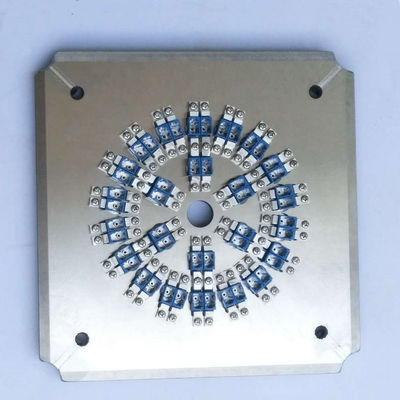 Accesorio de la fibra óptica de la estructura de IPC, plantilla de pulido para la máquina óptica de la base de la fibra