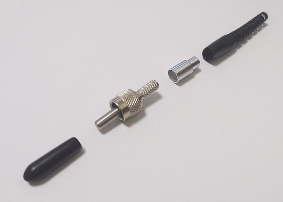 Conectores del cordón de remiendo de la fibra de APC Upc de la industria médica con la virola del metal