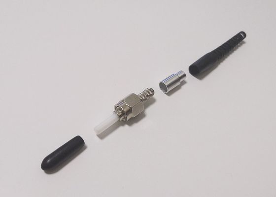 Conectores del cordón de remiendo de la fibra de APC Upc de la industria médica con la virola del metal