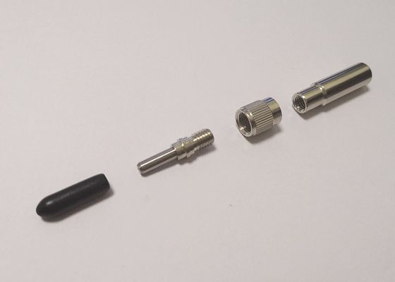 Conectores del cordón de remiendo de la fibra de APC Upc de la industria médica con la virola del metal