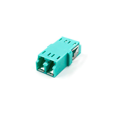 Adaptador a dos caras de SM/MM/OM3/OM4 Lc APC, adaptador del cable de fribra óptica con el obturador interno