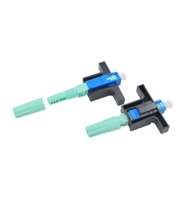ISO9001 conectores rápidos de la fibra óptica del SC UPC para el cable de la fibra de FTTH 0.9/2.0/3.0m m
