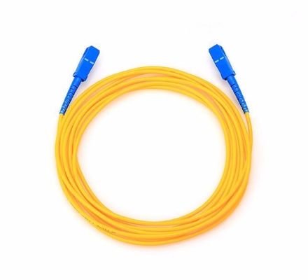 Cable interior militar del cordón de remiendo de la fibra óptica de FTTH con el conector macho del SC UPC