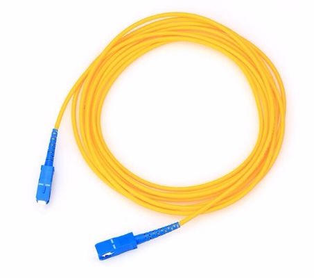 Cable interior militar del cordón de remiendo de la fibra óptica de FTTH con el conector macho del SC UPC