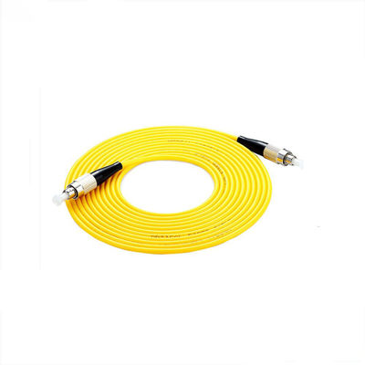Sc amarillo Upc de la fibra óptica G657A2 al cable a una cara del solo modo del cordón de remiendo del Sc APC