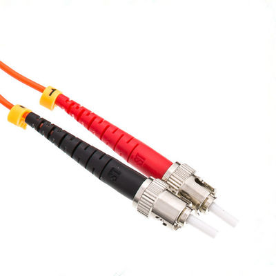 el remiendo óptico del cordón de remiendo de la fibra óptica de 3.0m m CATV telegrafía ST milímetro OM3 del ST