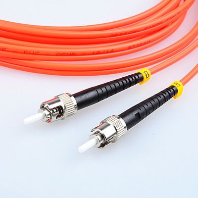 el remiendo óptico del cordón de remiendo de la fibra óptica de 3.0m m CATV telegrafía ST milímetro OM3 del ST