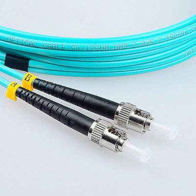 el remiendo óptico del cordón de remiendo de la fibra óptica de 3.0m m CATV telegrafía ST milímetro OM3 del ST