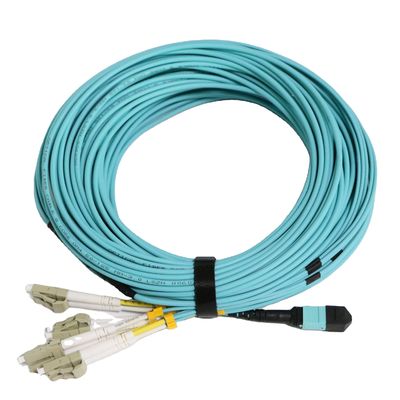 Cordón de remiendo de la fibra óptica OM4