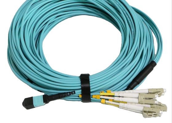 Cordón de remiendo de la fibra óptica OM4
