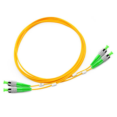 Cordón de remiendo a una cara de la fibra óptica del SM 9/125 Zipcord FC APC para la red de FTTH FTTB FTTX