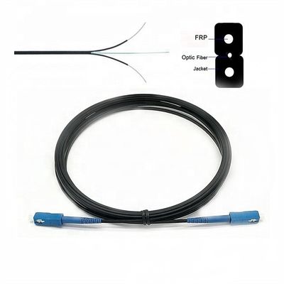El cordón de remiendo a una cara de la fibra óptica del solo modo SC/UPC cae pérdida de alto retorno del cable
